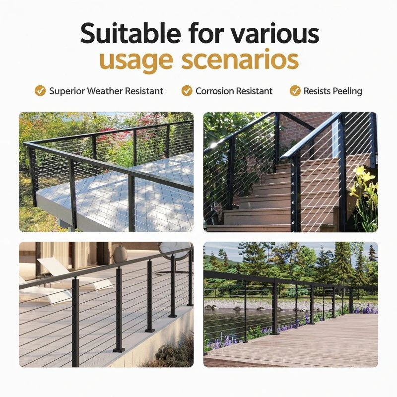 steel cable deck railing 6 steel cable deck railing 6